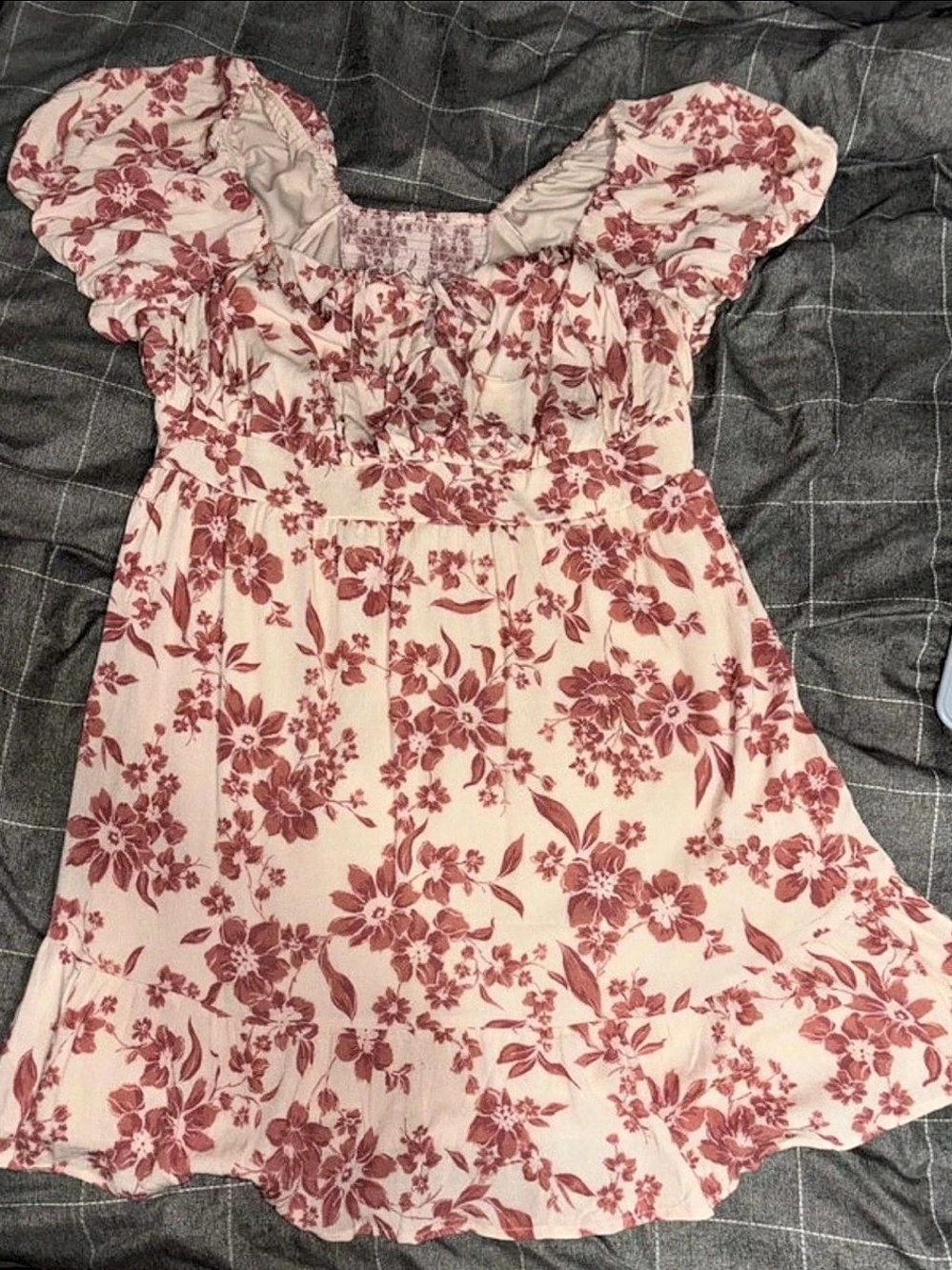 Floral Dress in Pink & Burgundy New w/out tags